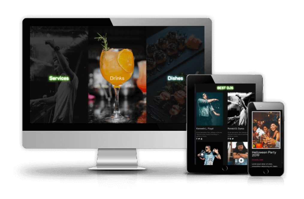Ordasoft Neon - Club Website Template