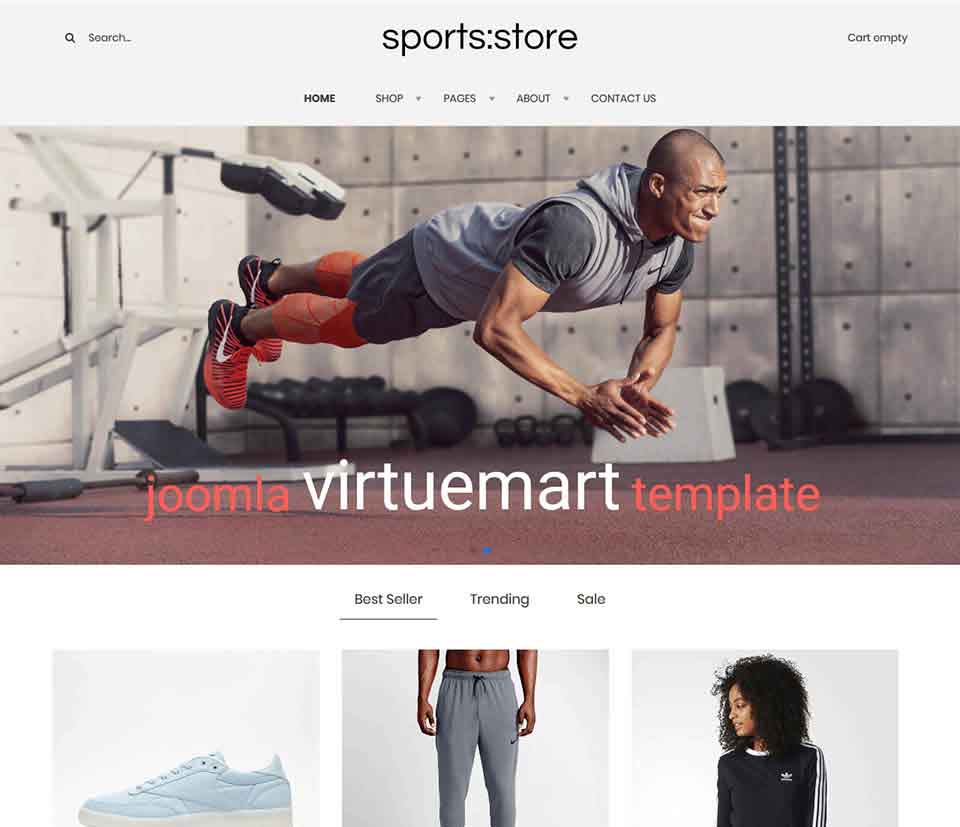 Ordasoft Sports Store - Joomla Template