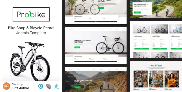 Probike - Bike Shop & Bicycle Rental Joomla 5 Template