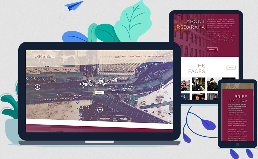 Rsbaraka! - Responsive Joomla Template