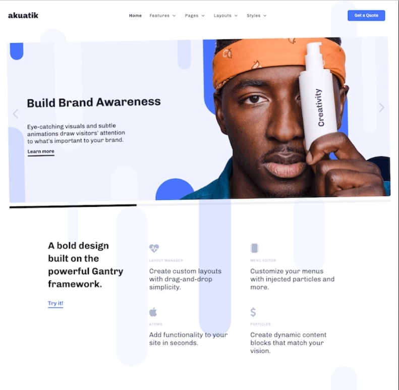 Rockettheme Akuatik - Joomla Templates
