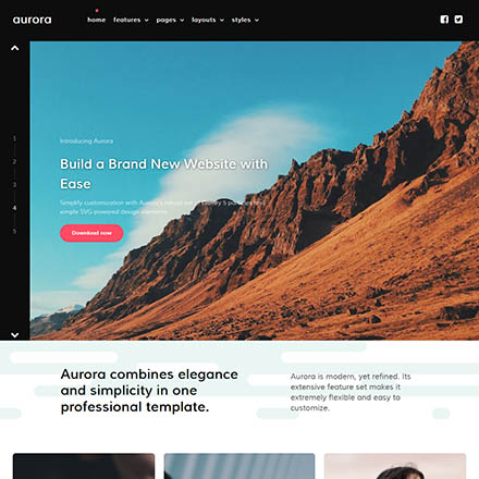 Rockettheme Aurora - Joomla Template