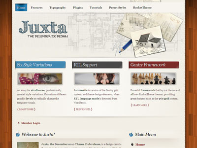 Rockettheme Juxta - Joomla Template