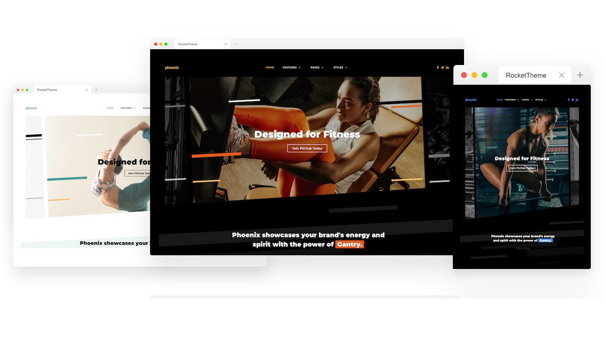 Rockettheme Phoenix - Joomla Templates