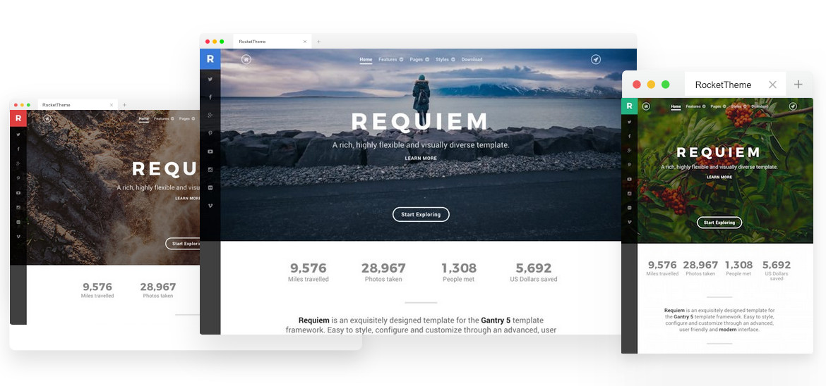 Rockettheme Requiem - Joomla Templates