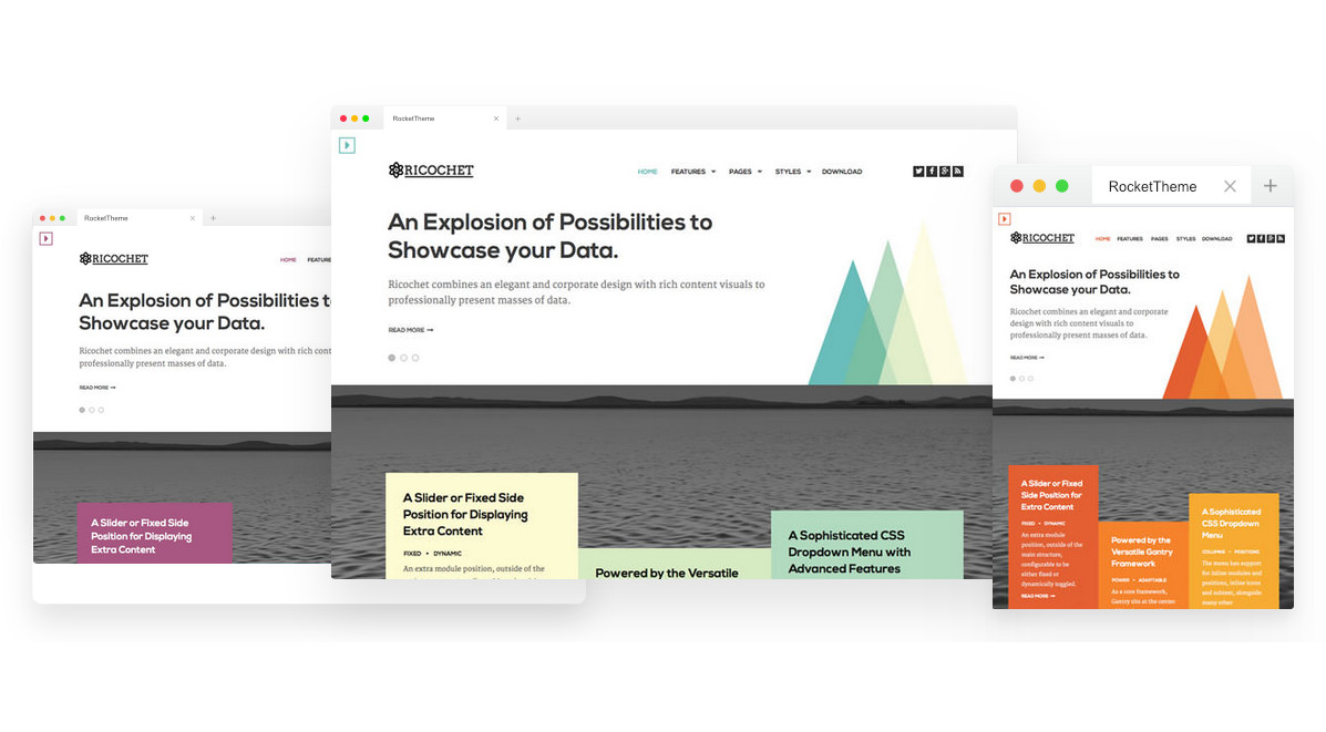 Rockettheme Ricochet - Joomla Templates
