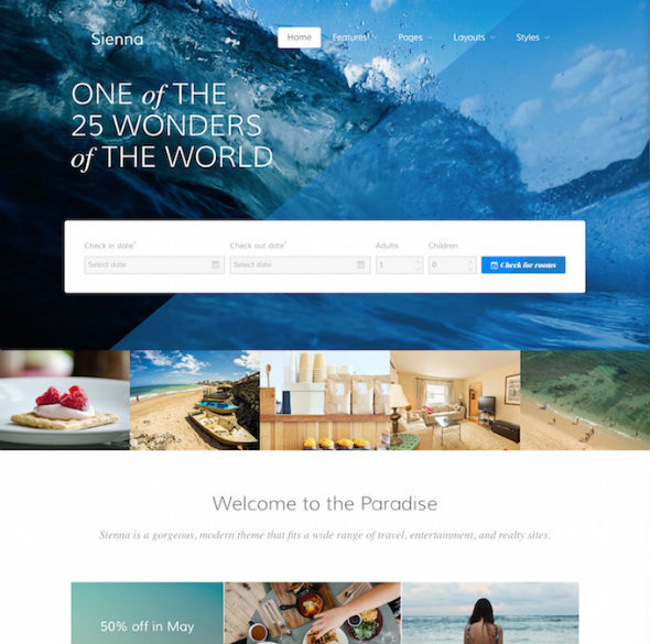 Rockettheme Sienna - Joomla Template