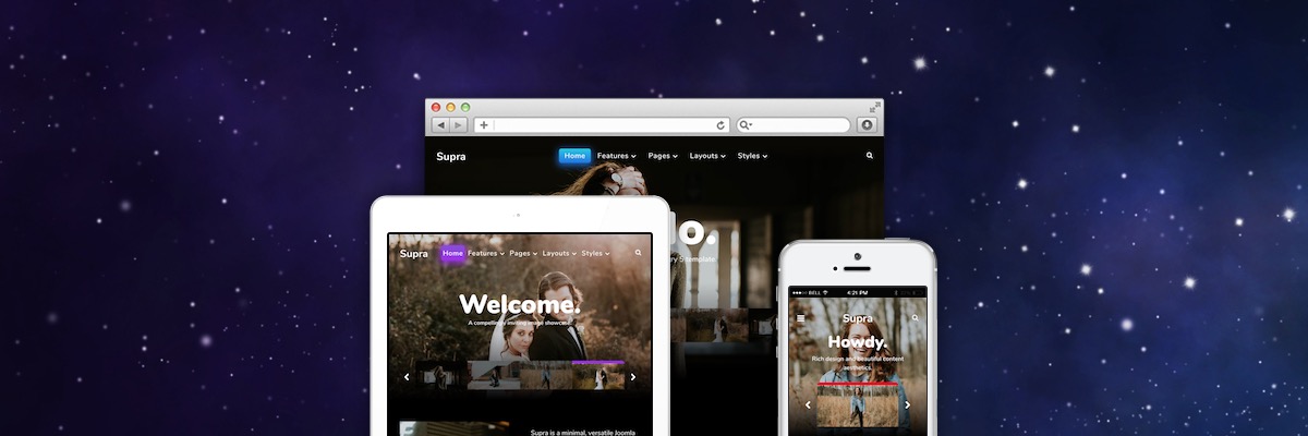 Rockettheme Supra - Joomla Template