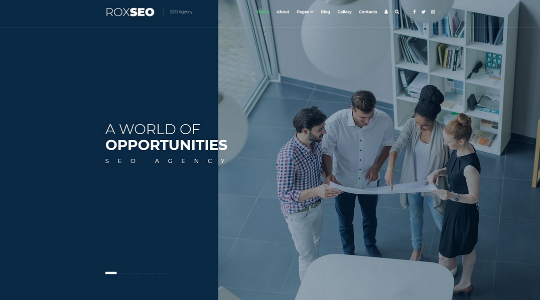 Roxseo - Seo Agency Joomla Template