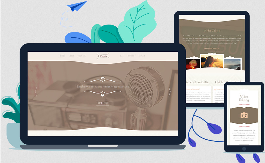 Rsdinah! - Responsive Template For Joomla