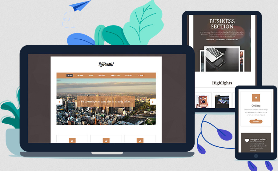 Rspenta! - Responsive Template For Joomla