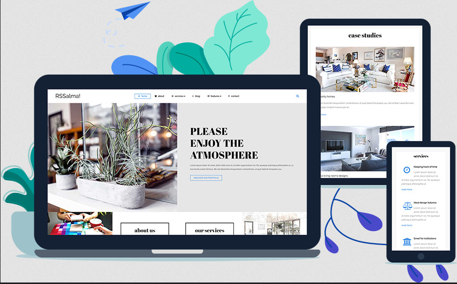 Rssalma! - Business Joomla! Template