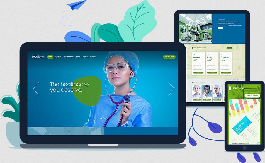 Rsvivo! - Medical Joomla Template