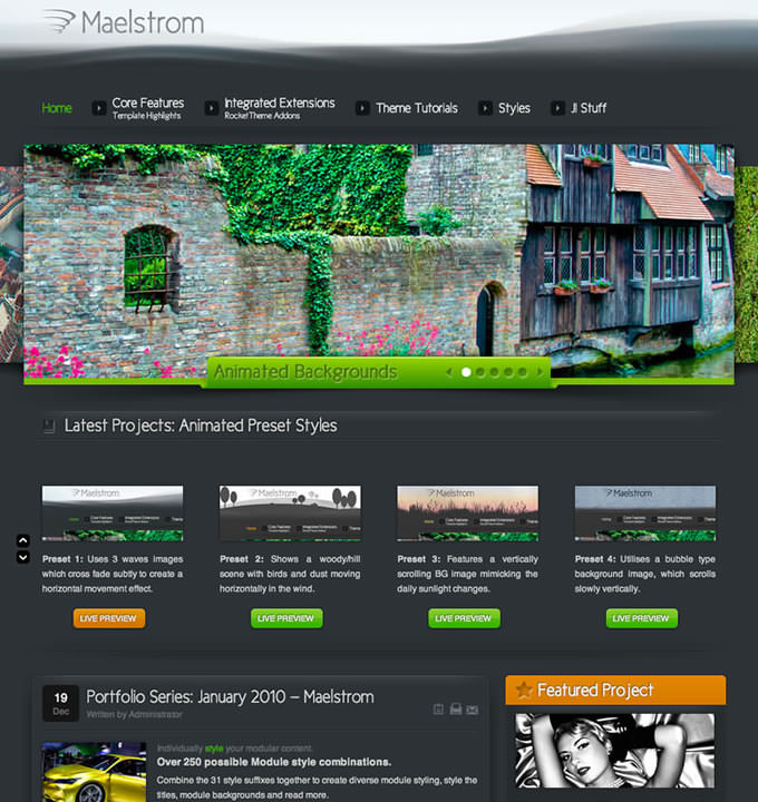 Search Results Web Results Joomla Templates - Maelstrom - Rockettheme