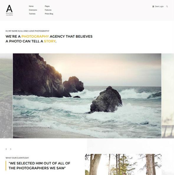 Shape5 Amazed Photography - Joomla Template
