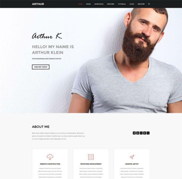 Shape5 Arthur - Joomla Template