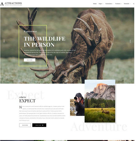 Shape5 Attractions - Joomla Template