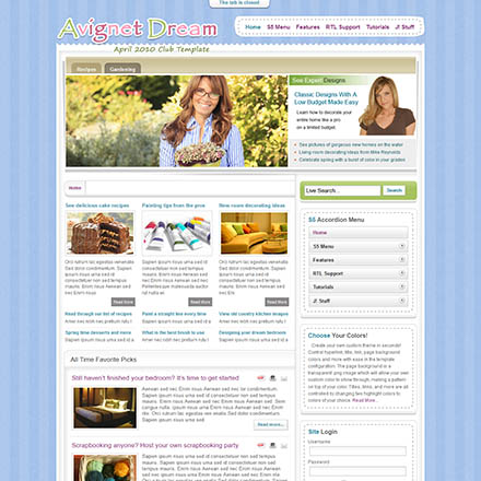 Shape5 Avignet Dream - Joomla Template