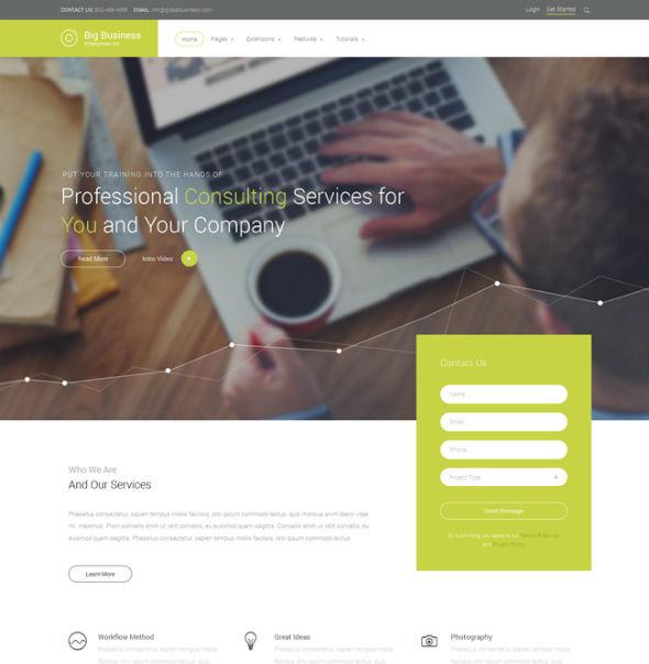 Shape5 Big Business - Joomla Template