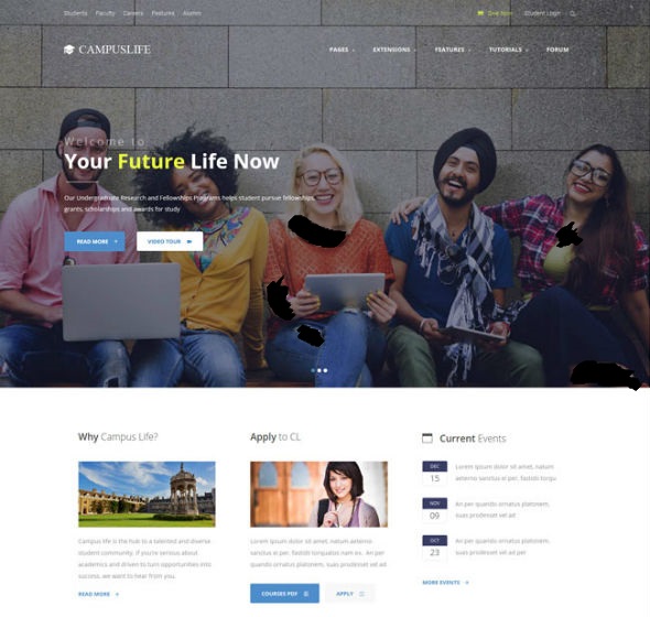 Shape5 Campus Life - Joomla Template