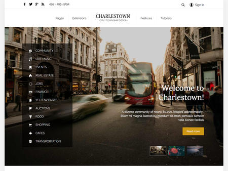 Shape5 Charlestown - Joomla Template