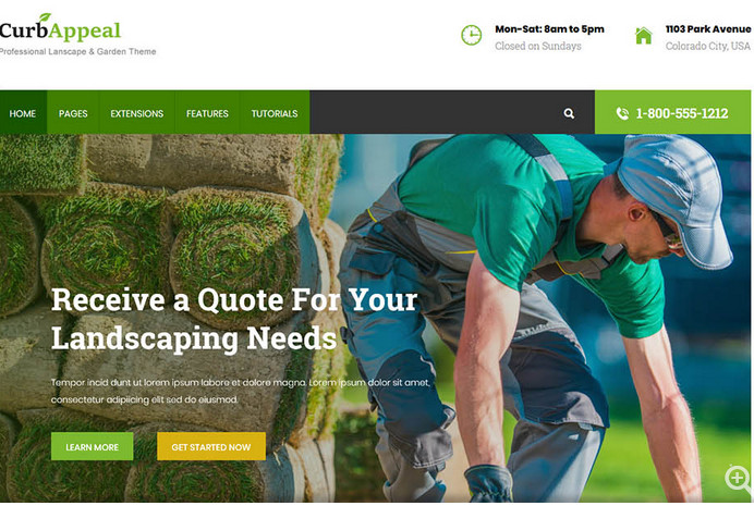 Shape5 Curb Appeal - Joomla Template
