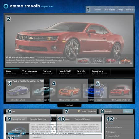 Shape5 Emma Smooth - Joomla Template