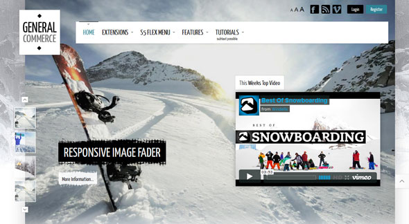 Shape5 General Commerce - Joomla Template