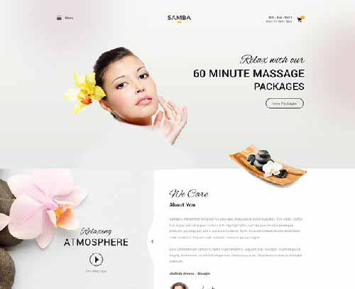 Shape5 Samba Spa - Joomla Template