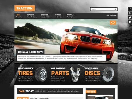 Shape5 Traction - Joomla Template