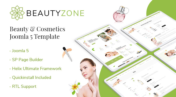 Smartaddons Beautyzone - Beauty & Cosmetics Joomla 5 Template
