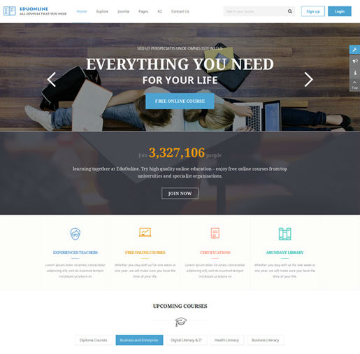 Smartaddons Eduonline - Joomla Template