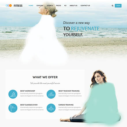 Smartaddons Fitness - Joomla Template