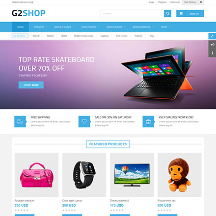 Smartaddons Flooring - Jooasj G2shop - Joomla Templatemla Template