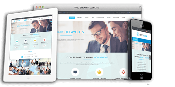 Smartaddons Hexagon - Joomla Template