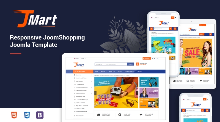 Smartaddons Jmart - Joomla Template