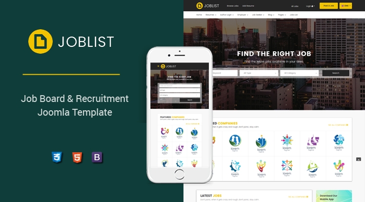 Smartaddons Joblist - Joomla Templates