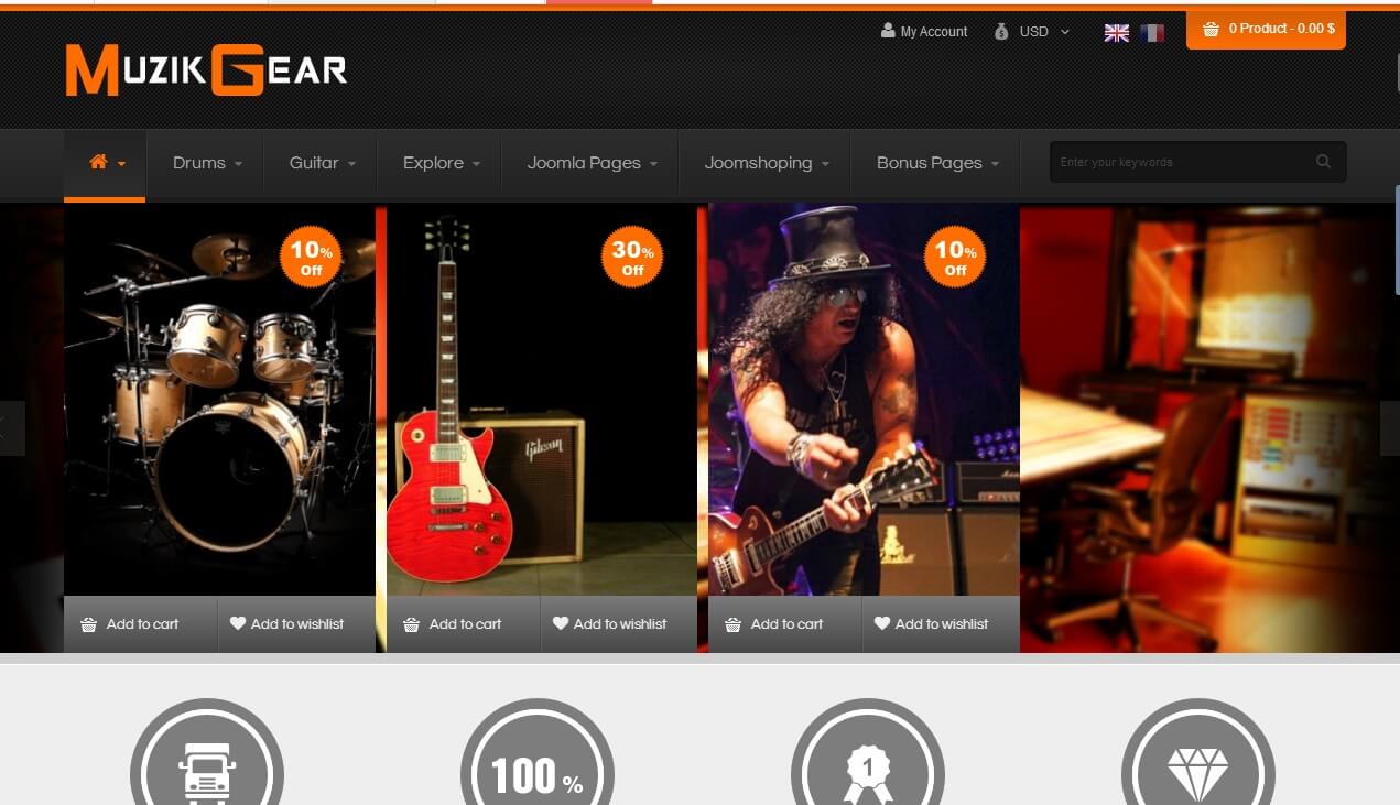 Smartaddons Muzik - Joomla Template