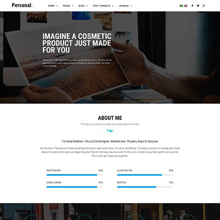 Smartaddons Personal - Joomla Template