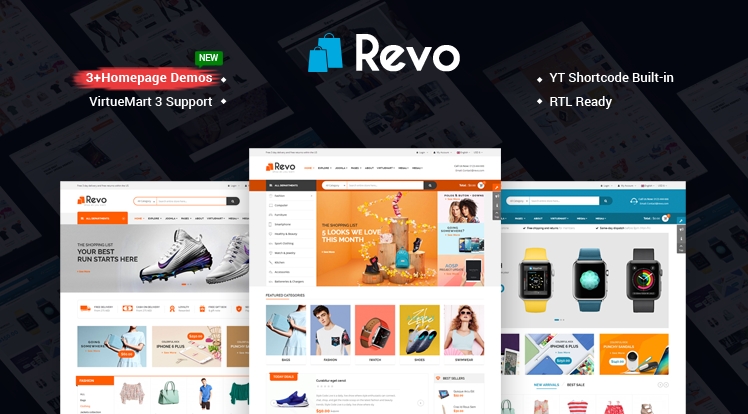 Smartaddons Revo - Responsive Ecommerce Joomla Template