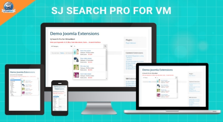 Smartaddons Search Pro For Virtuemart - Responsive Joomla Module
