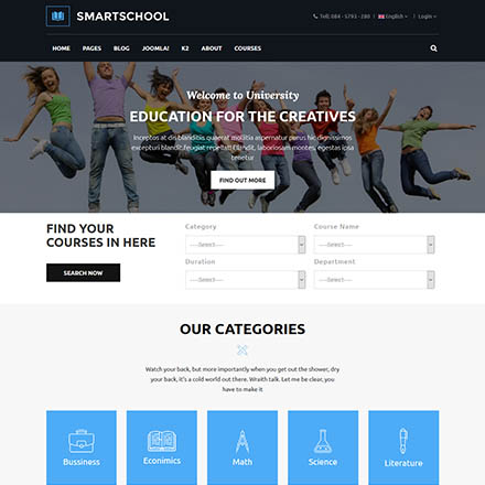 Smartaddons Smartschool - Joomla Template