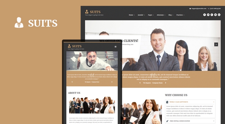Smartaddons Suits - Joomla Templates