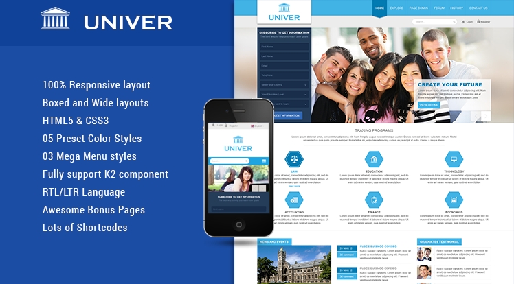 Smartaddons Univer - Joomla Template