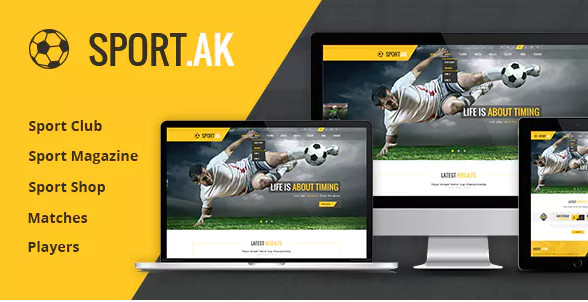 Sport.ak -soccer Club And Sport Joomla Template