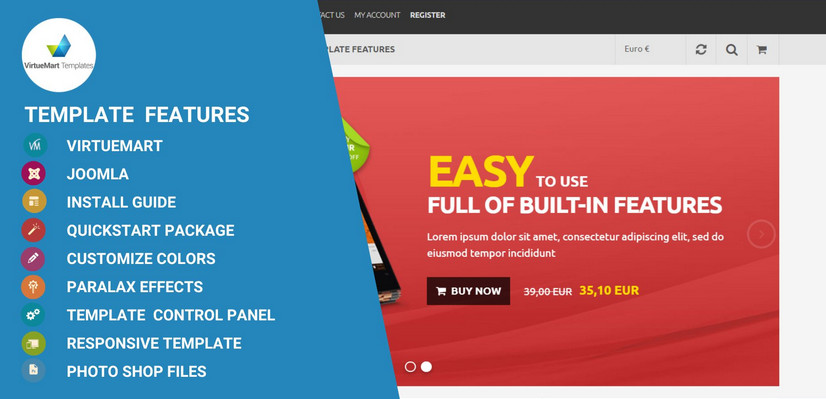Stilo Shop Virtuemart Template
