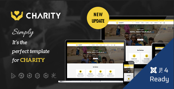 Templaza Charity - Nonprofit, Fundraising Joomla 4 Template