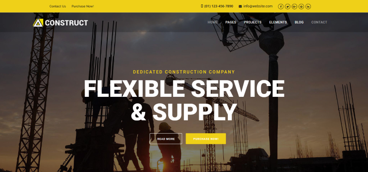Template Monster Construct - Joomla Templates