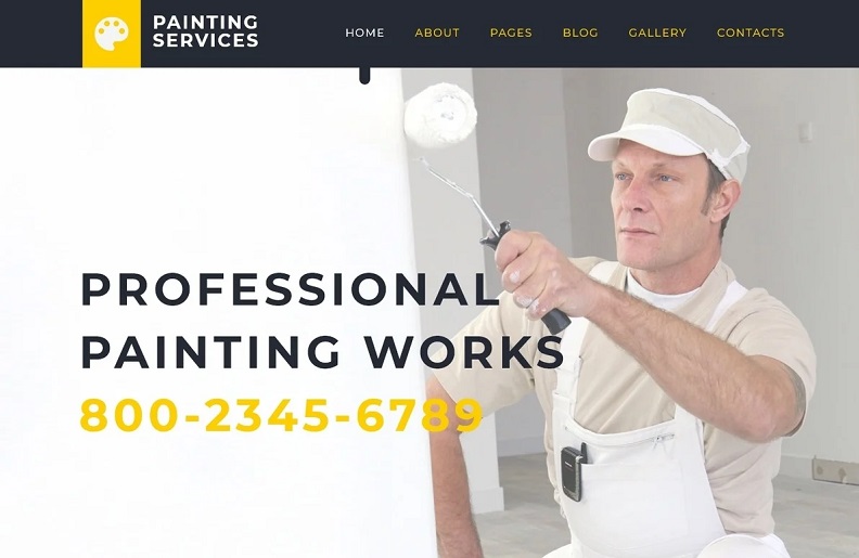Template Monster Painting Services - Joomla Templates