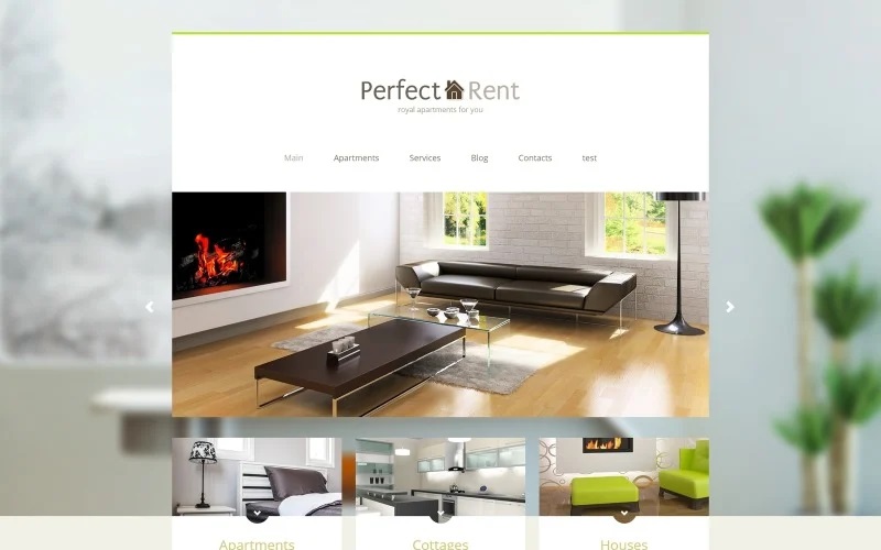Template Monster Perfect Rent - Joomla Templates